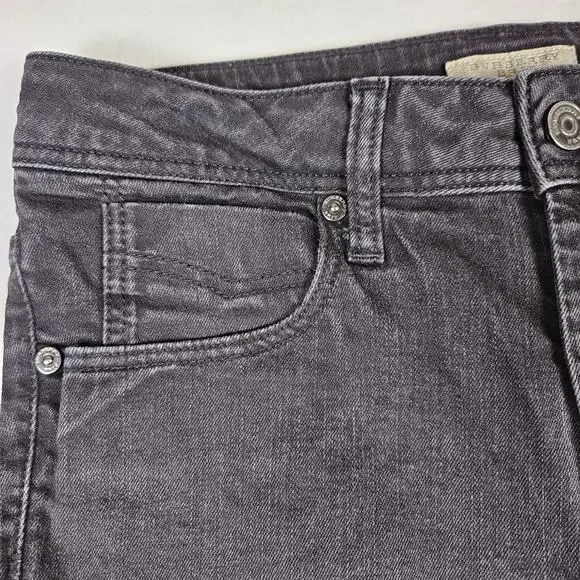 Burberry Brit Stretfield Women 27 Jean Black Denim Skinny Biker Designer Cotton - Picture 11 of 16